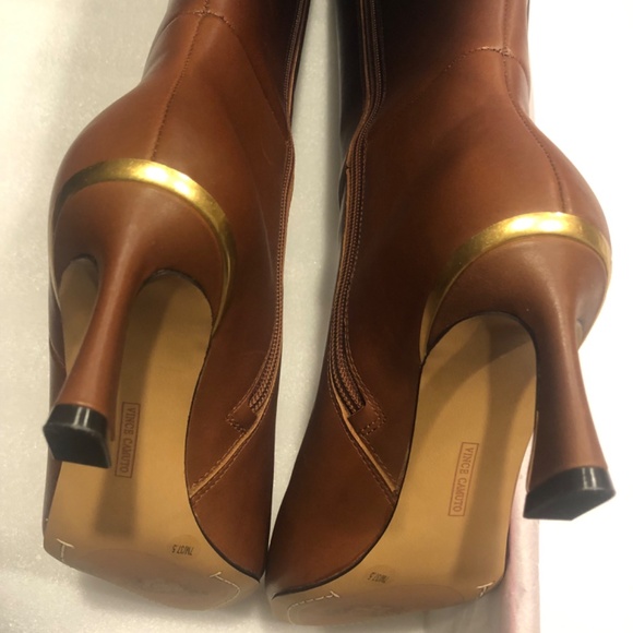 Vince Camuto Women's Sutton Boots Chocolate Fade Size 7 New - Picture 5 of 8